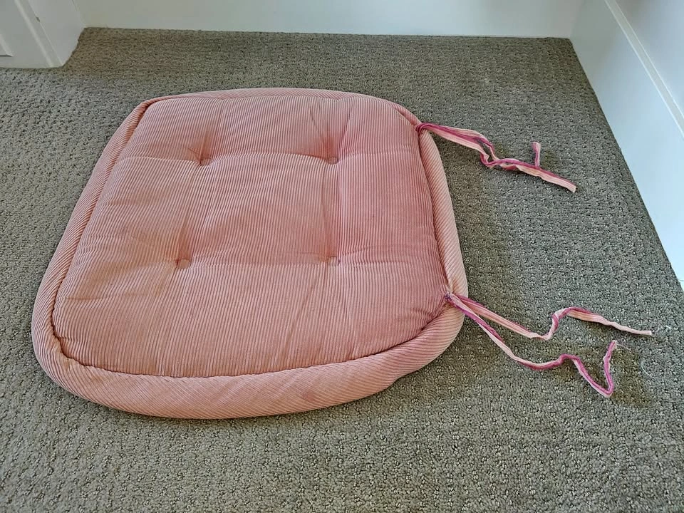 Chair Pad Seat Cushion with Tieback
