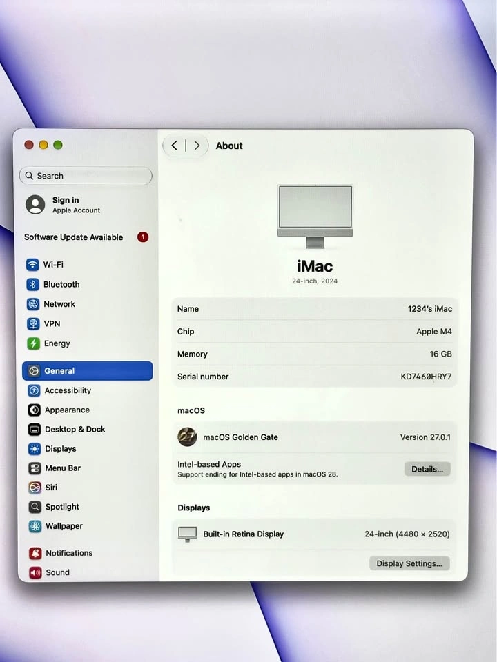 iMac M4 - Brand New Condition - photo 3