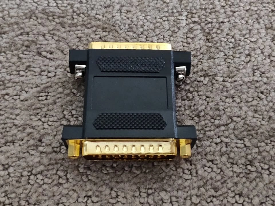 DB25 Parallel Port Null Modem Adapter M/M 25 Pin Male/Male - photo 4