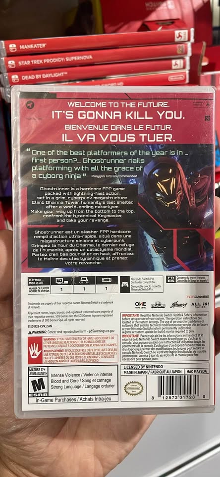Ghostrunner Nintendo Switch New - photo 2