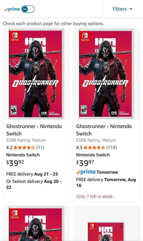 Ghostrunner Nintendo Switch New - photo 3
