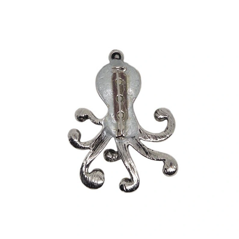 Vintage Silver Octopus Brooch (1980s) - photo 2