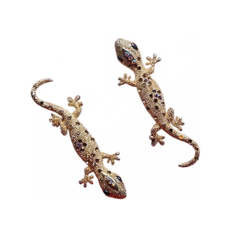 Vintage 80s Lizard/Gecko Brooch Set - photo 2