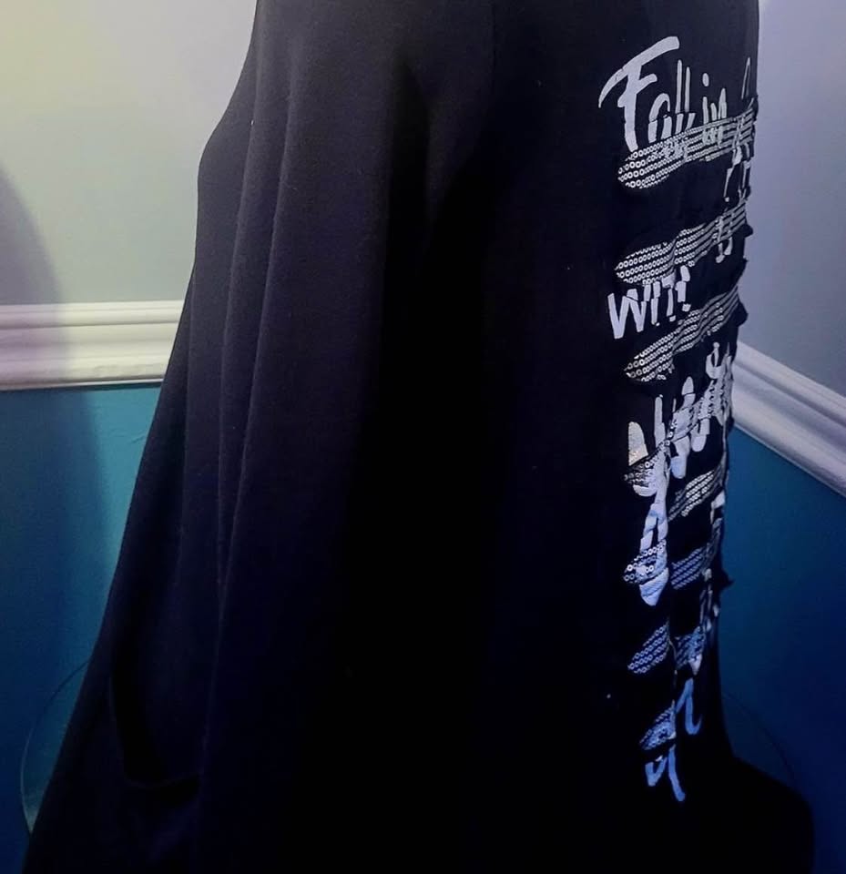 FRANK LYMAN Black Long Sleeve SPRING Knit Duster 226133U - photo 2