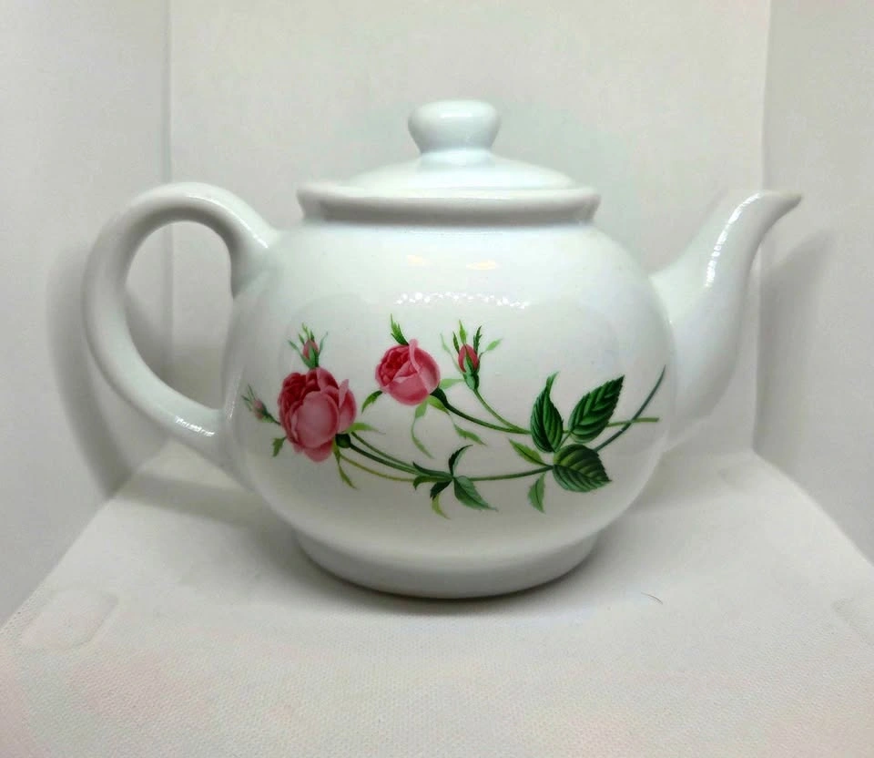 Vintage Christineholm Rose Teapot