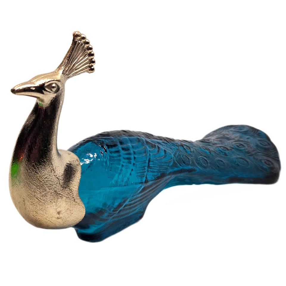 Vintage 1970s Avon Peacock Cologne Bottle - photo 2