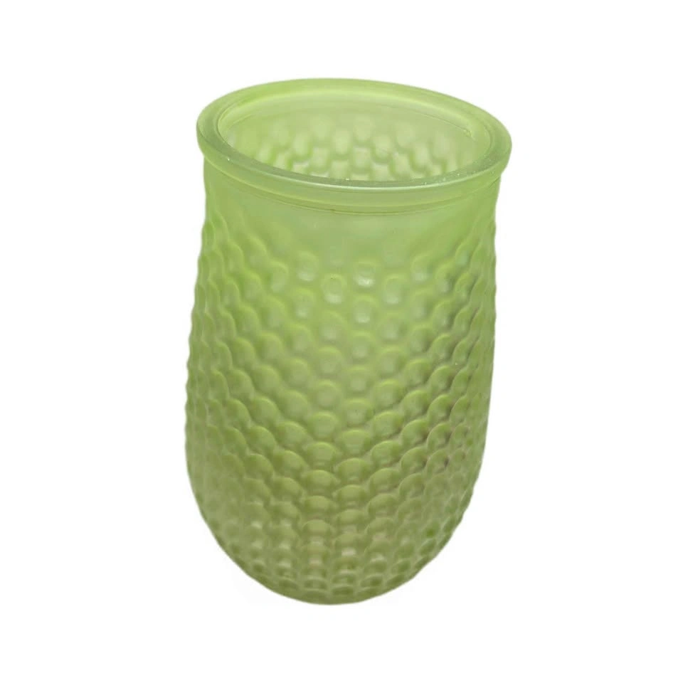 Vintage Chartreuse Green Bubble Vase - photo 3