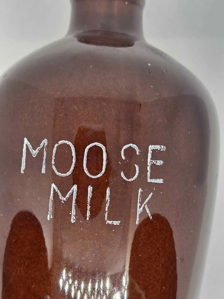 Vintage "Moose Milk" Ceramic Jug - photo 3