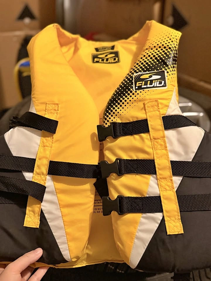 Fluid Adult Life Jacket – Yellow/Black