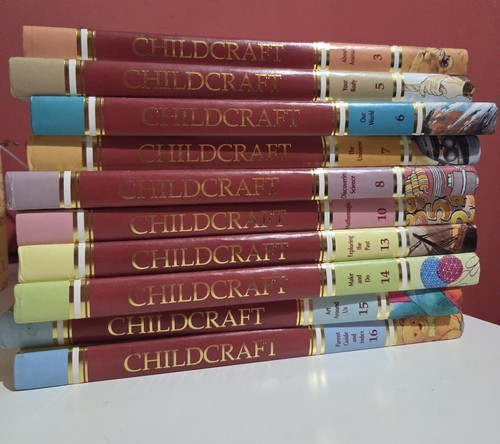 CHILDCRAFT Book Set 1996 (Lot of 10) Hardcover Vintage