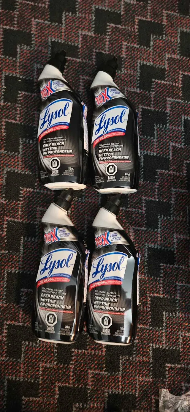 $3 each - lysol toilet cleaner - 710 mL