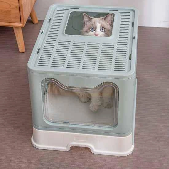 Like New Cat Litter Box with Front Entry Top Exit - photo 3