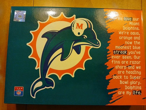 NIB NFL Miami Dolphins Team Body Care Gift Pack