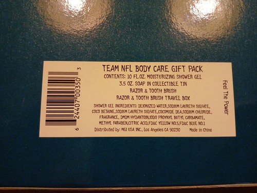 NIB NFL Miami Dolphins Team Body Care Gift Pack - photo 3