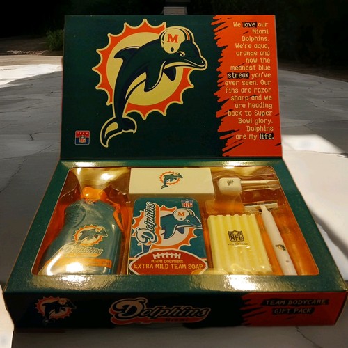 NIB NFL Miami Dolphins Team Body Care Gift Pack - photo 4