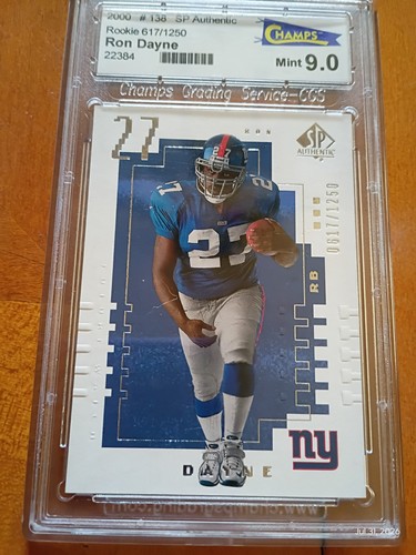 2000 SP Authentic - Ron Dayne #138 /1250 (RC)