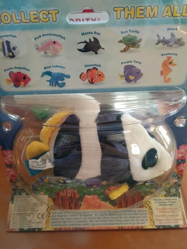 SeaPals Bannerfish Plush Finger Puppet Applause Russ New - photo 2