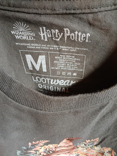 Harry Potter Hogwarts T-Shirt Medium Grey adult - photo 3