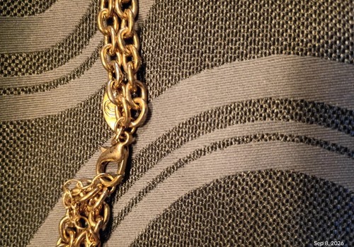 Cookie Lee Multi Strand Beaded Necklace Blue Turquoise Teal - photo 4