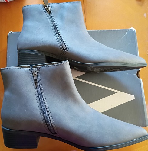 Worthington Women's Gray Ankle Boots Size 9.5 Medium