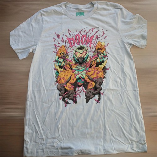 New DOOM Capsule Lootwear Exclusive Crate Graphic Print T SHIRT