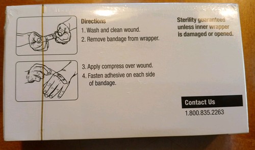 10 Packs First Aid Only 1" x 3" Plastic Adhesive Bandage - photo 3