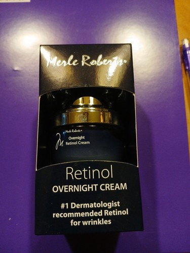 MERLE ROBERTS RETINOL OVERNIGHT CREAM Full Sz. 1oz/30ml NEW