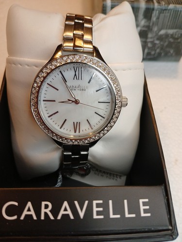Caravelle Women's Quartz Diamond Accent Watch