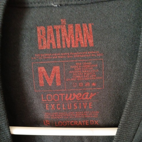 The Batman In Front of Window Black M Uni LS T Shirt - photo 3