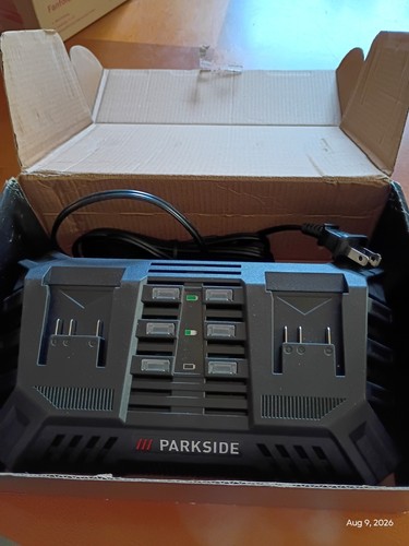 Parkside X20V Team Battery Pack Dual Rapid Charger PDSLG 20 A1-1 - photo 3