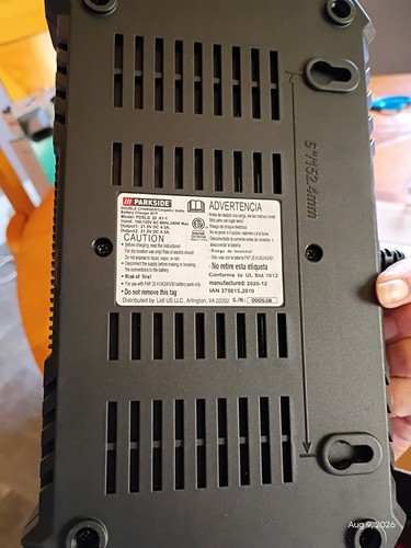 Parkside X20V Team Battery Pack Dual Rapid Charger PDSLG 20 A1-1 - photo 4