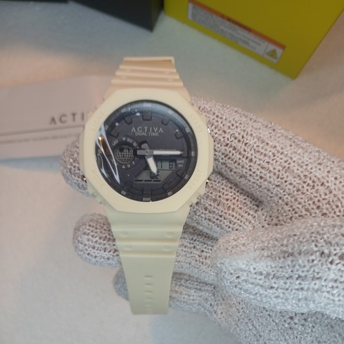 Activa Recon X Invicta Digital Watch - 45.5mm, Cream ACW423-007