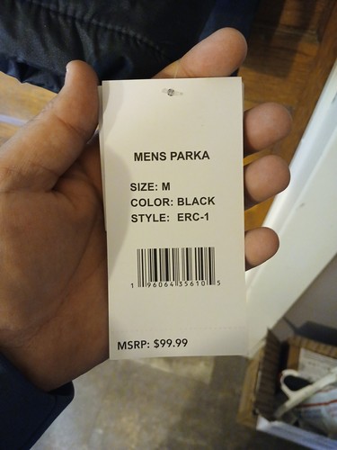 Totes Men's Parka Black Winter Coat - photo 3