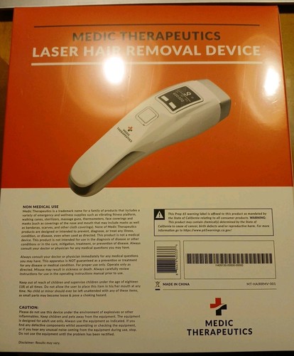 Medic Therapeutics Laser Hair Removal Device NEW SEALED - photo 2