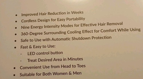Medic Therapeutics Laser Hair Removal Device NEW SEALED - photo 5