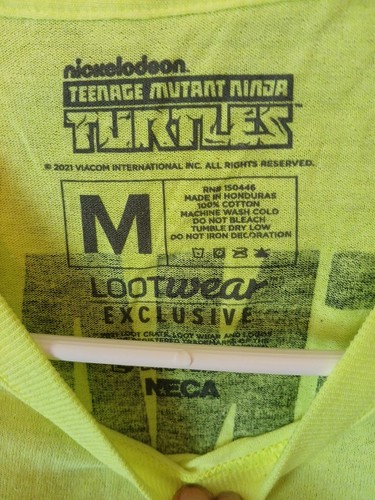 Sz. M Nickelodeon TMNT Lootwear Exclusive LS shirt New Without T - photo 3