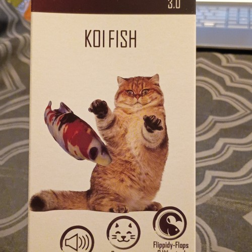 United West Floppy Fish 3.0 (KOI) Motion Activated Cat Toy