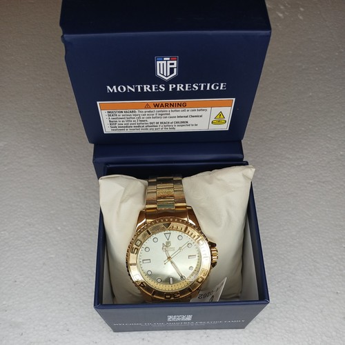 Invicta / Montres Prestige Gold Watch MPW-0262, 43 mm, New