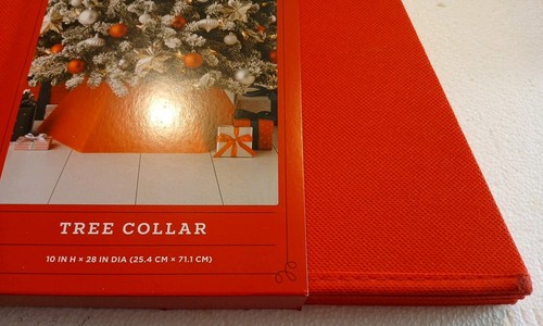 Lot Of 4 Christmas, Glitter Snow Blanket, Tree Collar, Ribbon An - photo 4