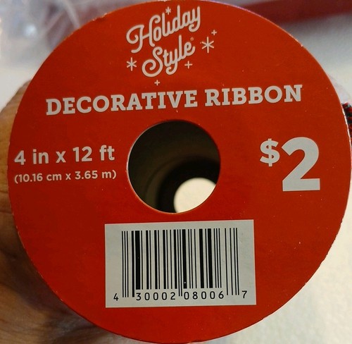 Lot Of 4 Christmas, Glitter Snow Blanket, Tree Collar, Ribbon An - photo 5