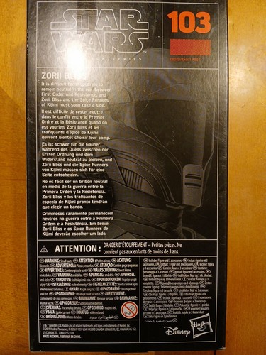 Hasbro Star Wars Black Series Zorii Bliss 2019 6" Figure - photo 2