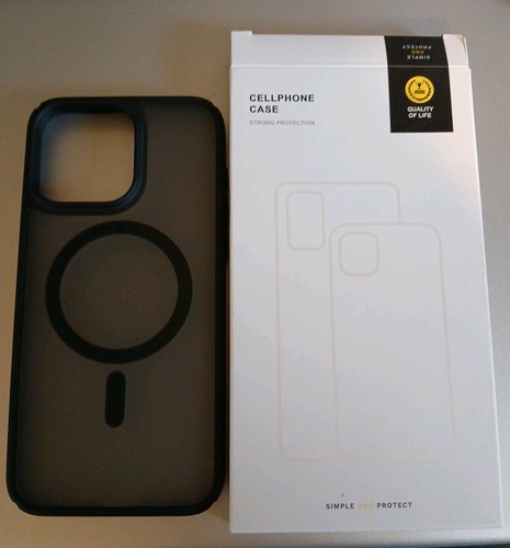 iPhone 15 Pro Max Simple And Protect Black Case New Open Box
