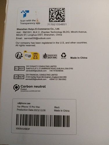 iPhone 15 Pro Max Simple And Protect Black Case New Open Box - photo 4