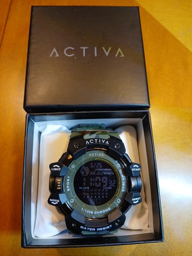 Men's Activa Armour X Invicta Digital Watch 50mm Camo Green