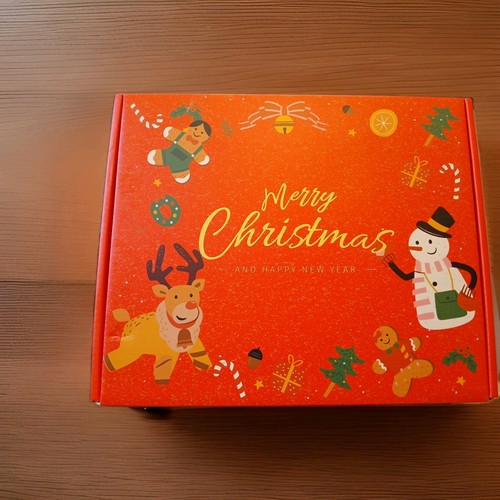 Merry Christmas Gift Box: Hair Clips, Stickers, & Cut Outs