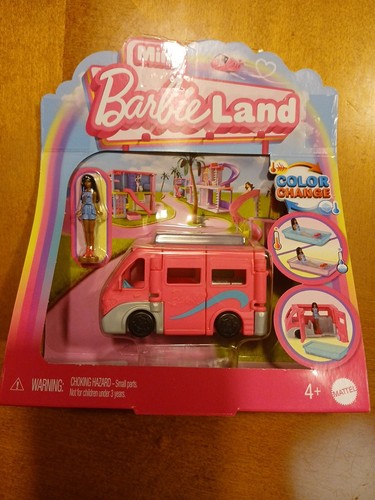 Mini Barbie Land Van With Color Change Pool