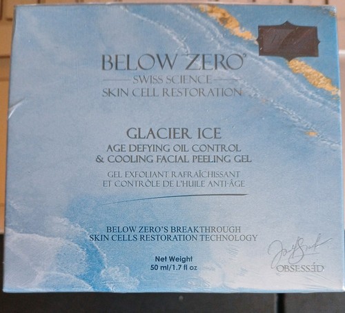 NEW Below Zero Swiss Science Glacier Ice Cooling Facial Peeling