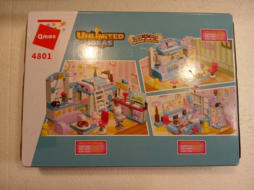 Qman 3 In 1 Girls Dream Home Building Block Kit - 194 Pc - photo 2
