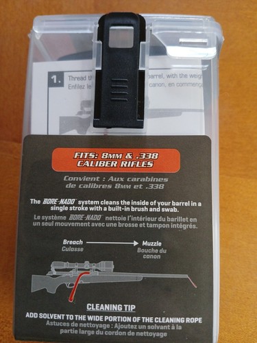 New Bore Nado Barrel Cleaning Rope Fits 8mm .338 Cal Rifles - photo 2