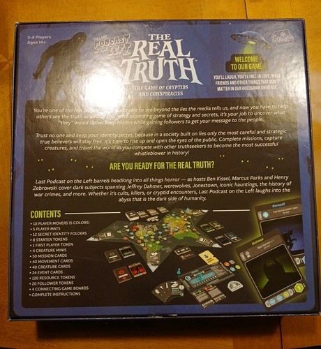 Goliath The Last Podcast on the Left The Real Truth Game - photo 2